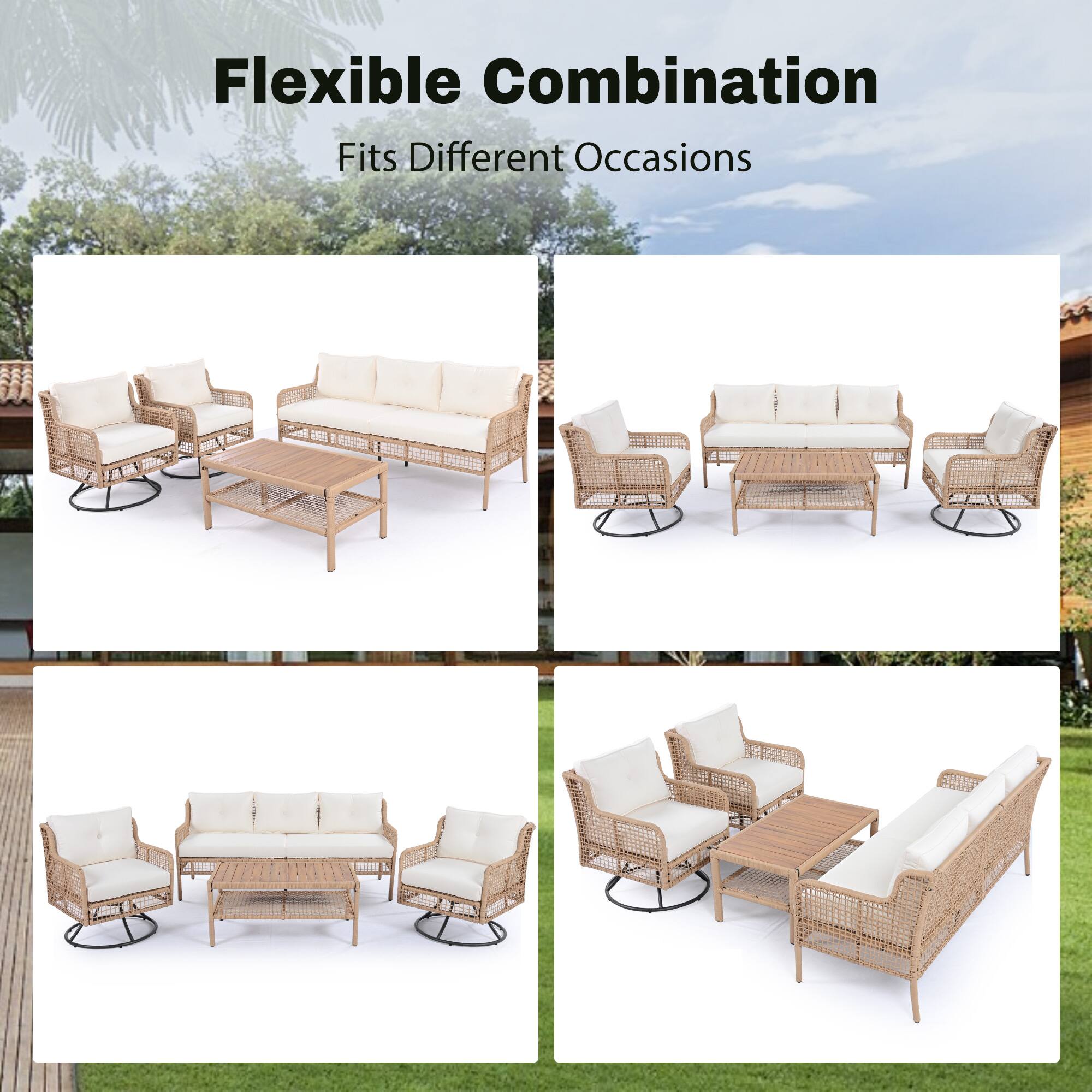Flexible Combination  
Fits Different Occasions