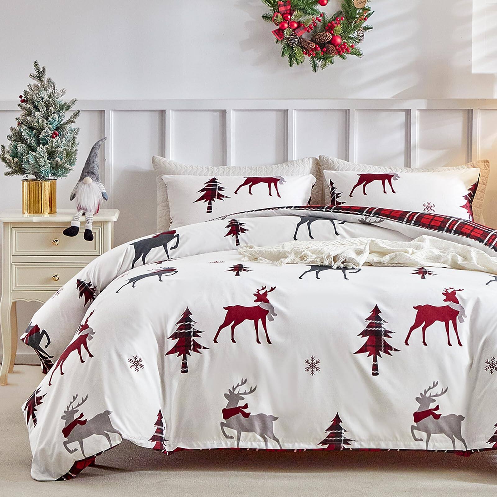 C：christmas Red Deer-Queen (90×90 inch)