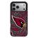 Front. Keyscaper - Arizona Cardinals iPhone Paisley Design Bump Case - 16 Pro Max - Multicolor.