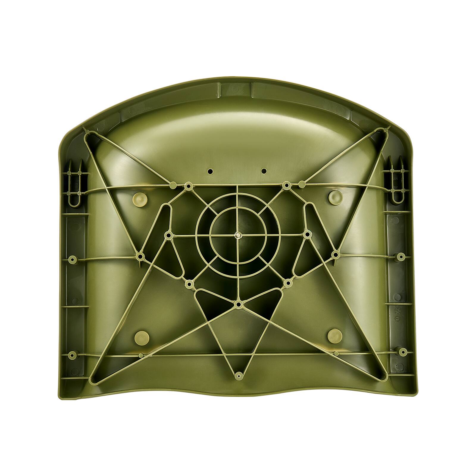 Alt View 5. VEVOR - Boat Seat, Low Backrest, Folding Fishing Boat Seat with Thickened Sponge Cushion & PU Polyester Fabric, Strong PP Frame - Camouflage.