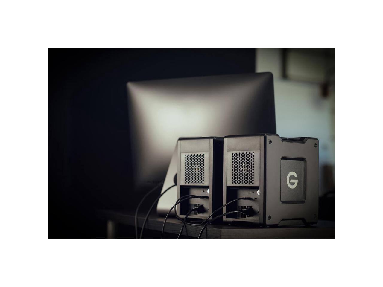 Alt View 7. SanDisk Professional - SanDisk Professional GRaid Shuttle 4 72TB Desktop Hard Drive - Black.