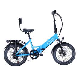 GoPowerBike - GoCurv Folding Electric Bike 20MPH Max Speed & 750W Motor - One size - Blue