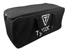 Front. Tycoon Percussion - Timbale Bag, Durable Nylon, Padded Interior, Reinforced Handles for Easy Carrying, Secure Fit for Timbales.