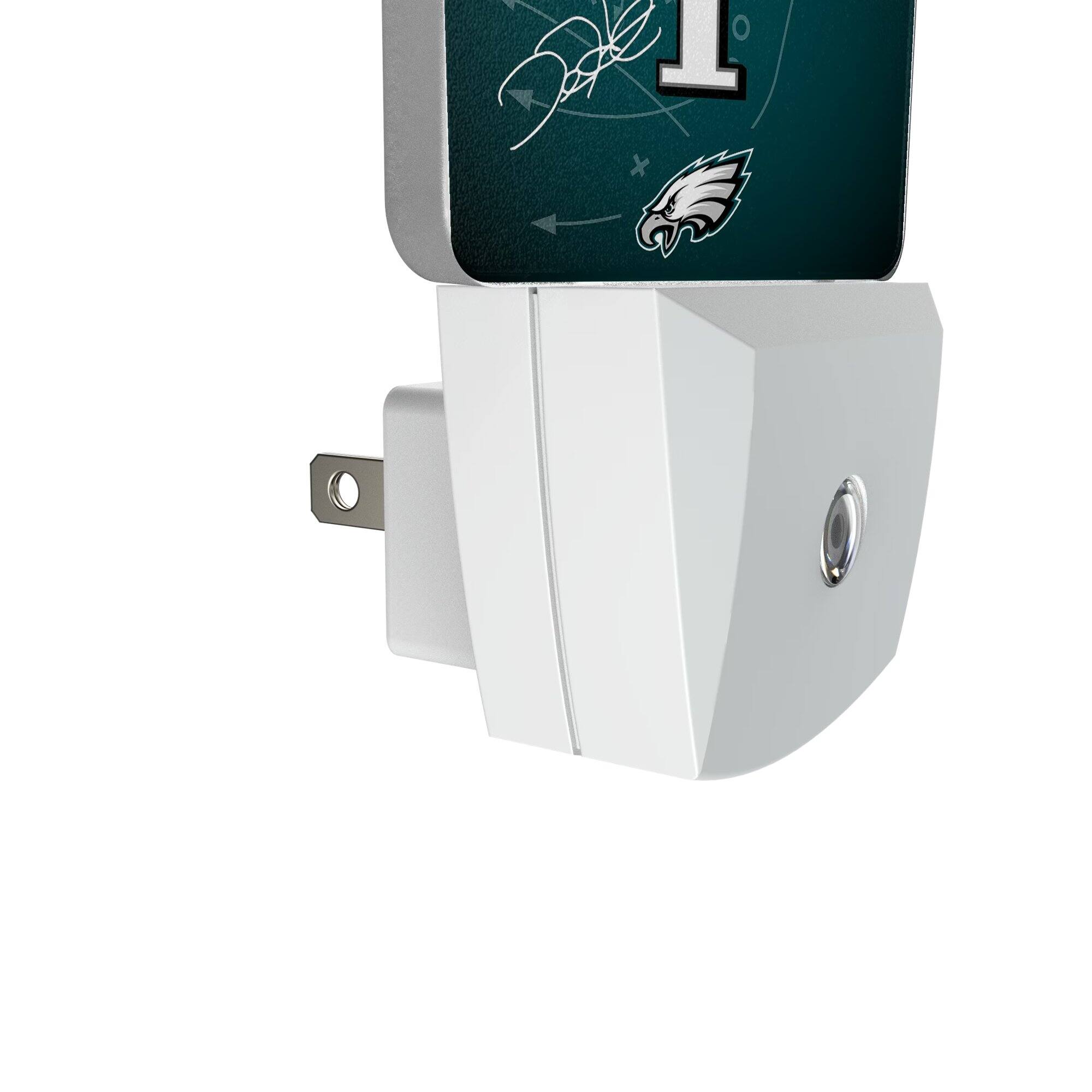 Alt View 2. Keyscaper - Jalen Hurts Philadelphia Eagles Nightlight 2-Pack - Multicolor.