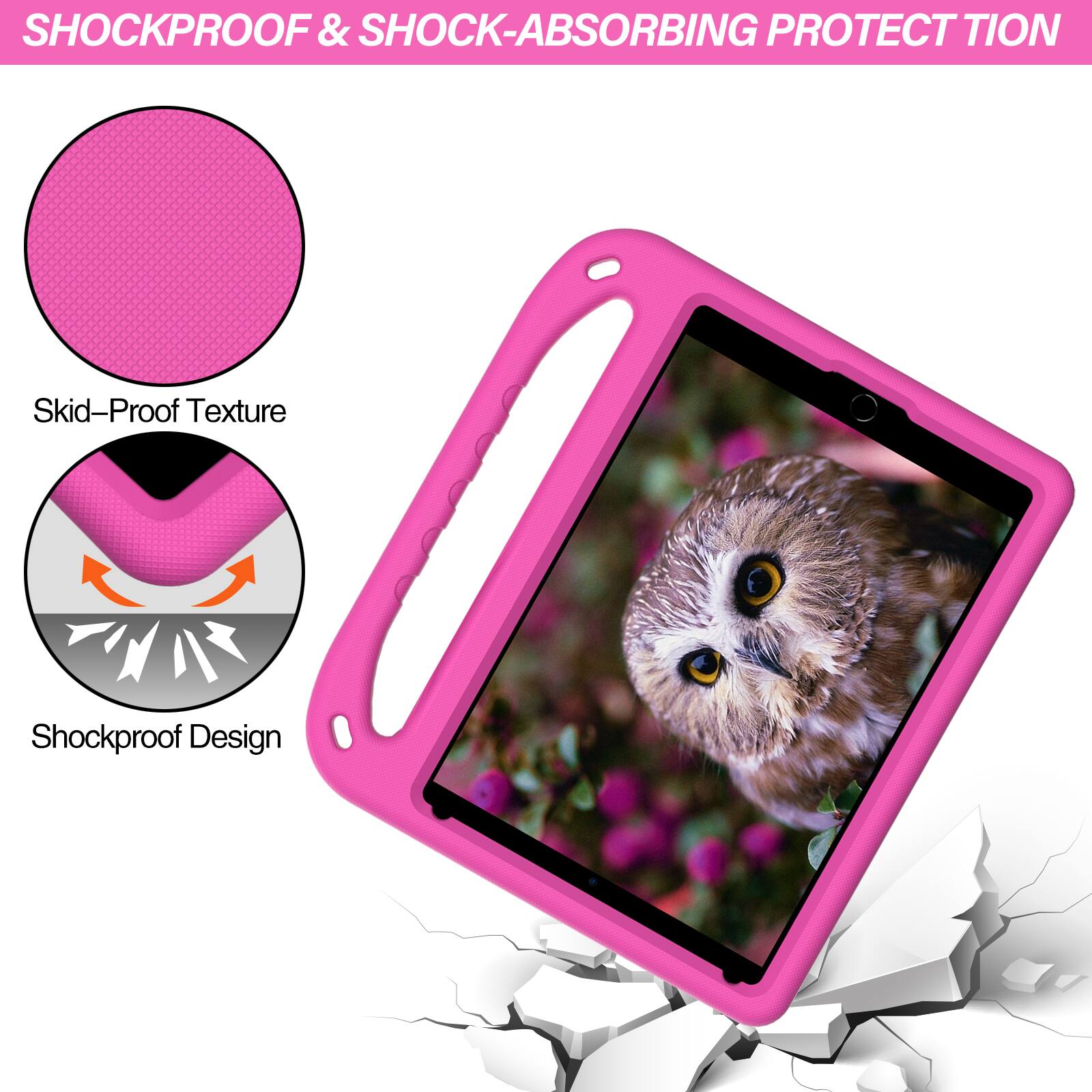 SHOCKPROOF & SHOCK-ABSORBING PROTECTION

Skid-Proof Texture

Shockproof Design