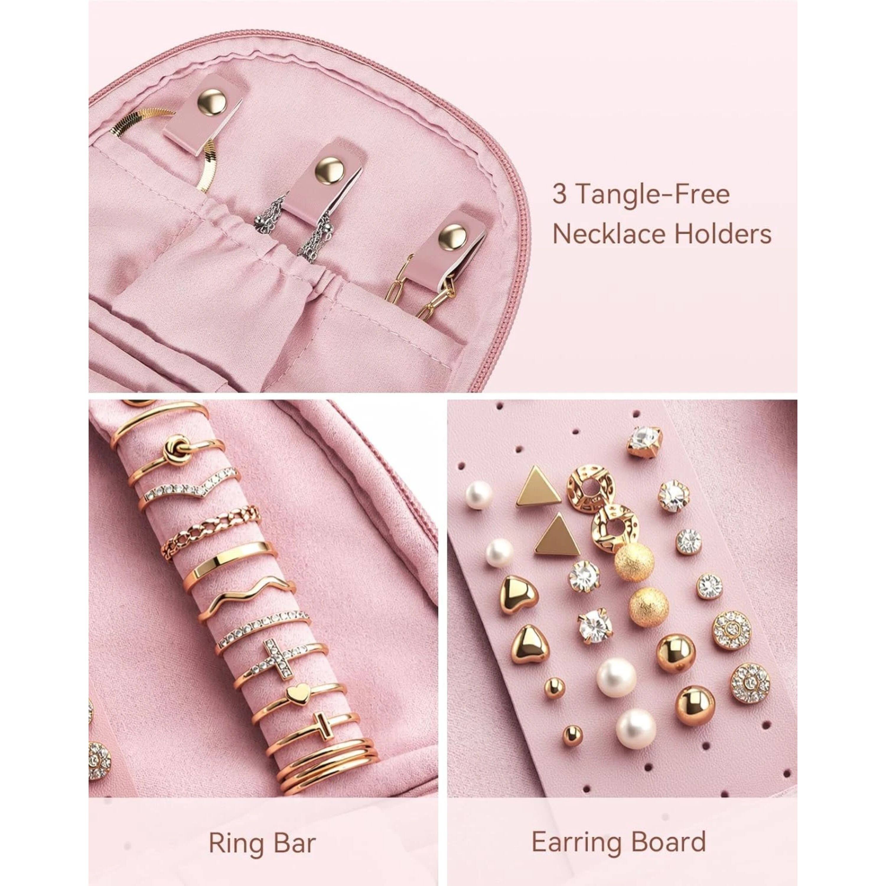 3 Tangle-Free Necklace Holders Ring Bar Earring Board
