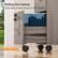 Alt View 4. Winado - 16"D x 16"W x 26"H 3 Drawer Rolling Under Desk Letter Size Folders Lockable Wood File Cabinets Printer with Hanging Bar - Gray Oak.