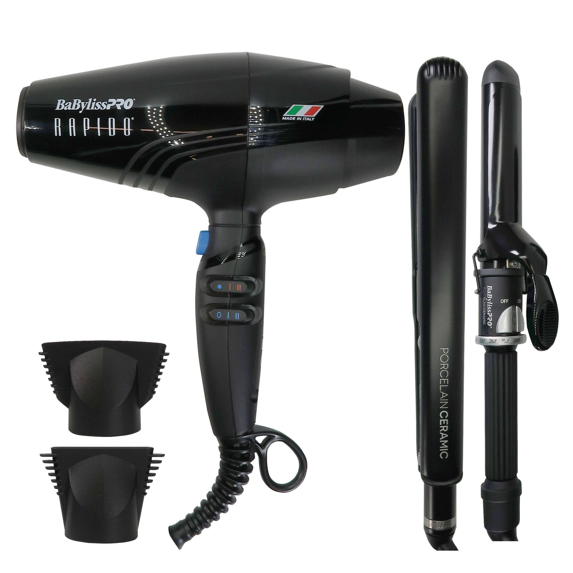 BaBylissPRO RAPIDO  
MADE IN ITALY  
PORCELAIN CERAMIC  
BaByliss?3O  
OFF