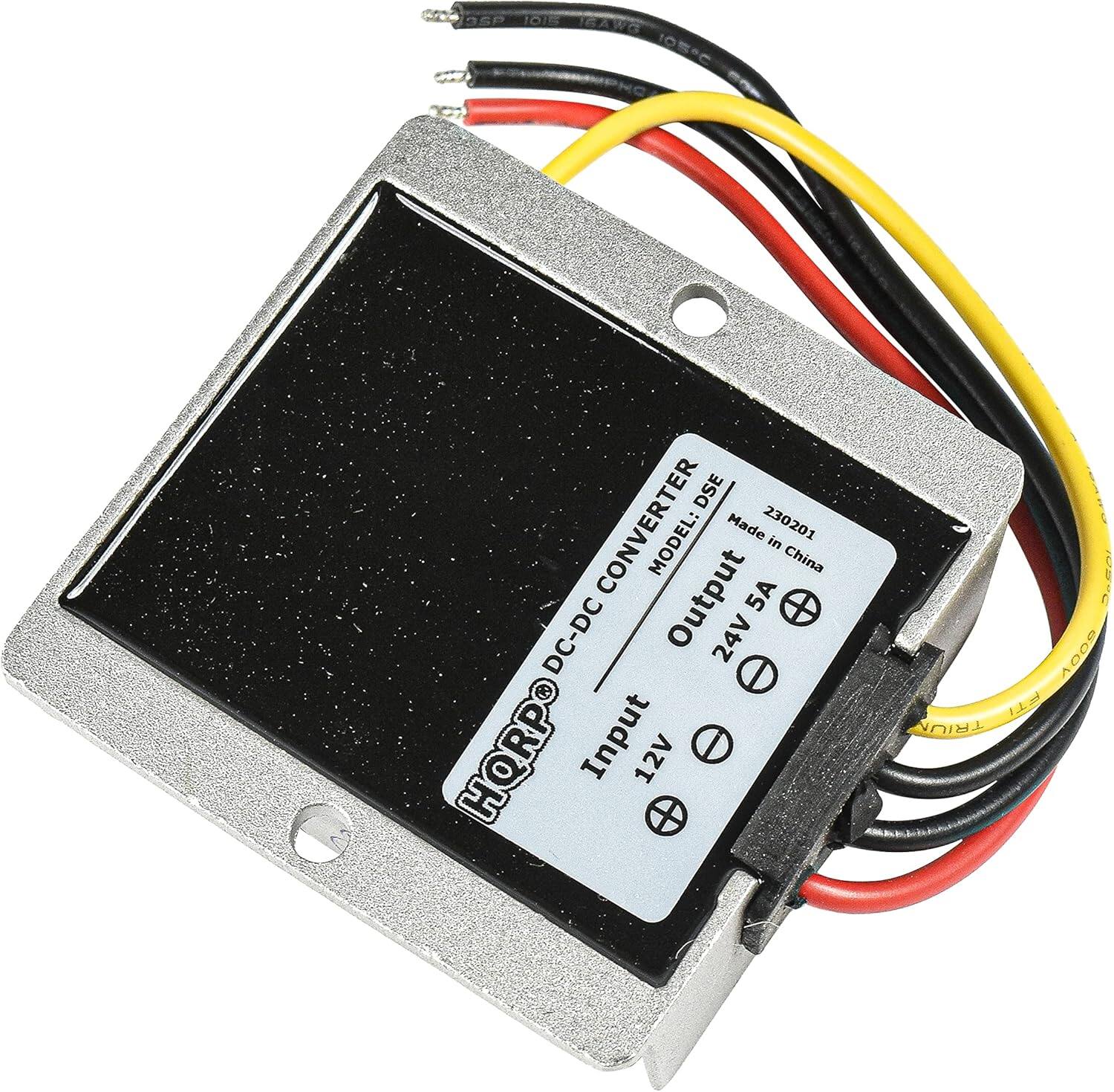 1015 105-C a DSE CONVERTER  
Made in China  
MODEL: 230201  
Output: 24V 5A DC-DC  
Input: 12V