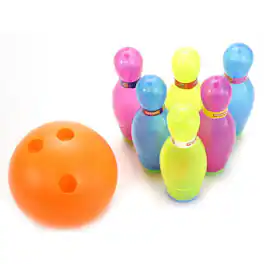 JuzToys - 7" Super Bowling Set For Kids Bowling Set Toy Games - Multi
