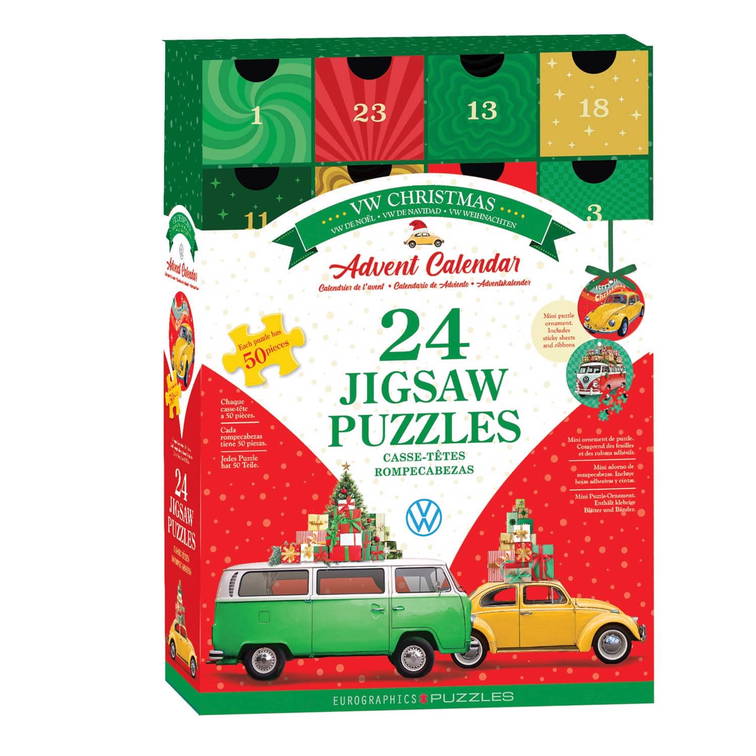 Eurographics - VW Christmas - Advent Calendar Puzzles 1200 pc