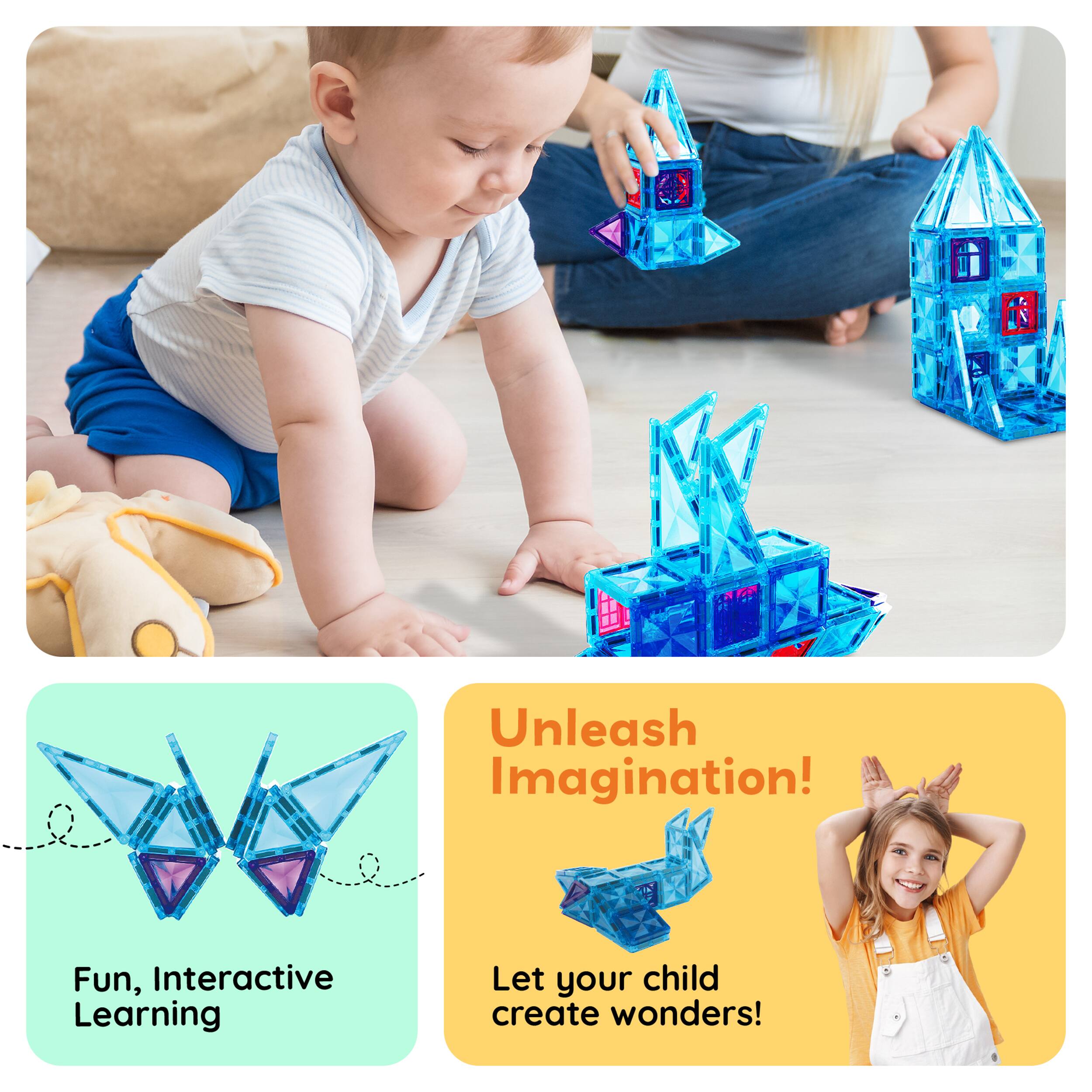 Unleash Imagination!  
Fun, Interactive Learning  
Let your child create wonders!