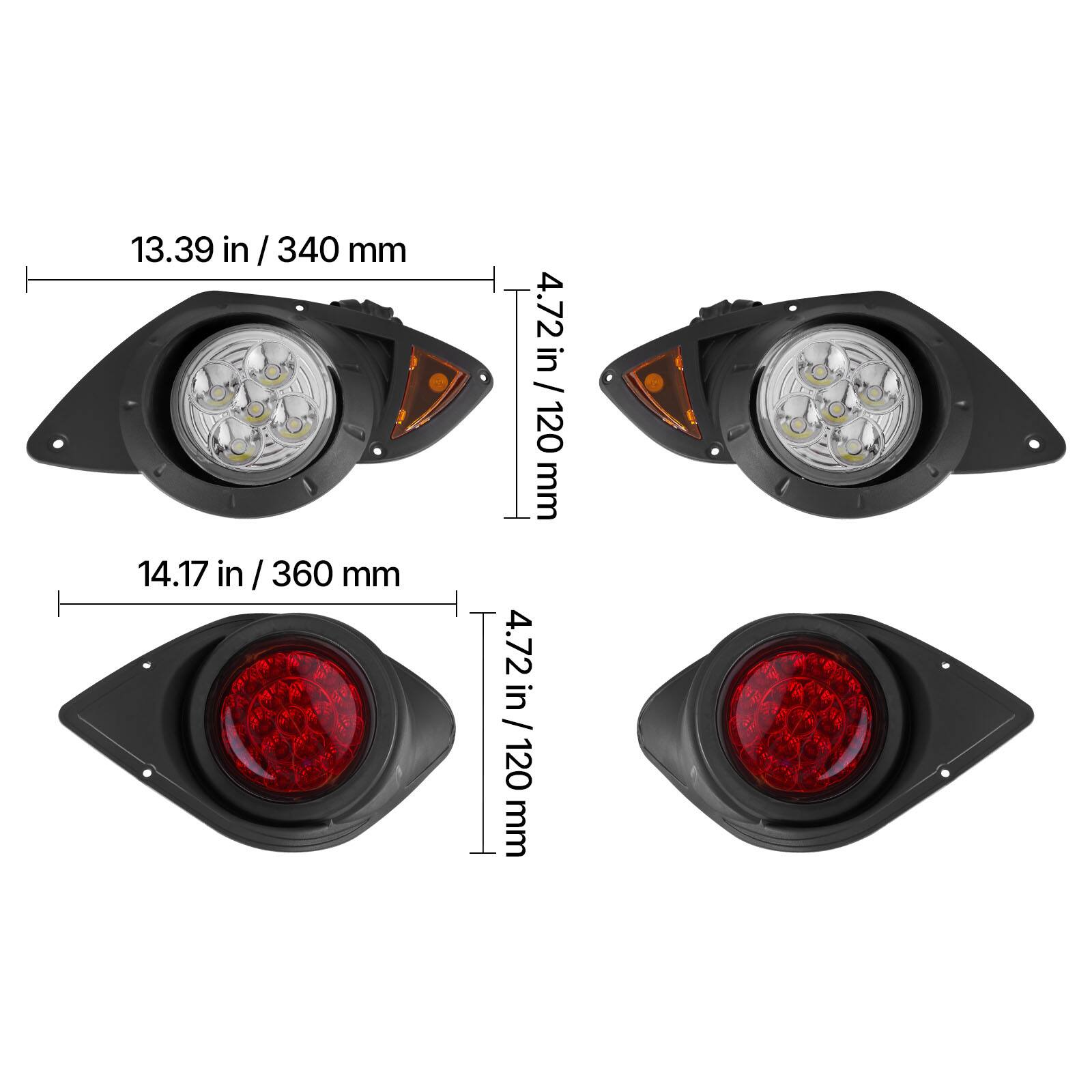 13.39 in / 340 mm  
14.17 in / 360 mm  
4.72 in / 120 mm