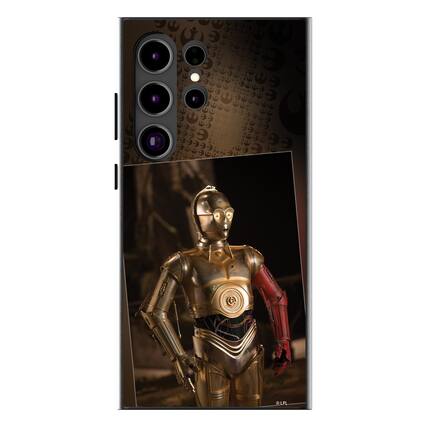 Front. Keyscaper - Star Wars: A New Hope Portrait MagSafe Compatible Phone Case - Samsung Galaxy S25 Ultra - C-3PO.