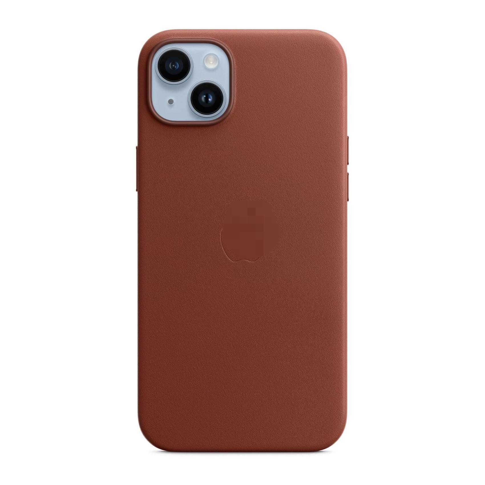 Apple - iPhone 14 Plus Leather Case w/ MagSafe - Umber