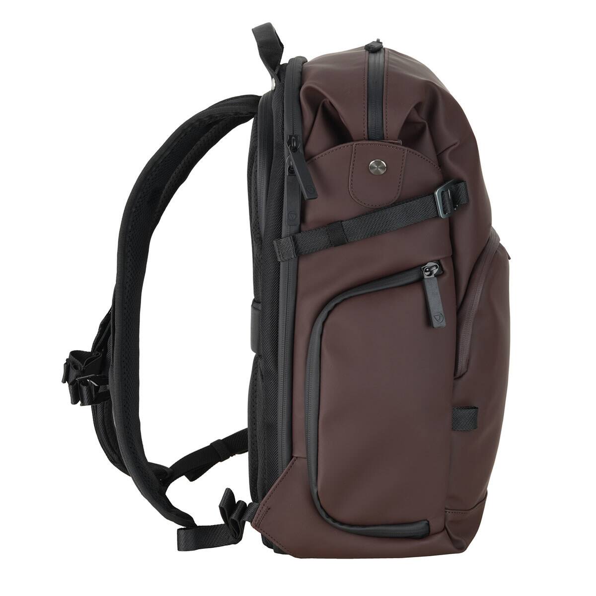 Alt View 3. Vanguard - Vanguard VEO Lite B25L Camera and Everyday Backpack - Chocolate.