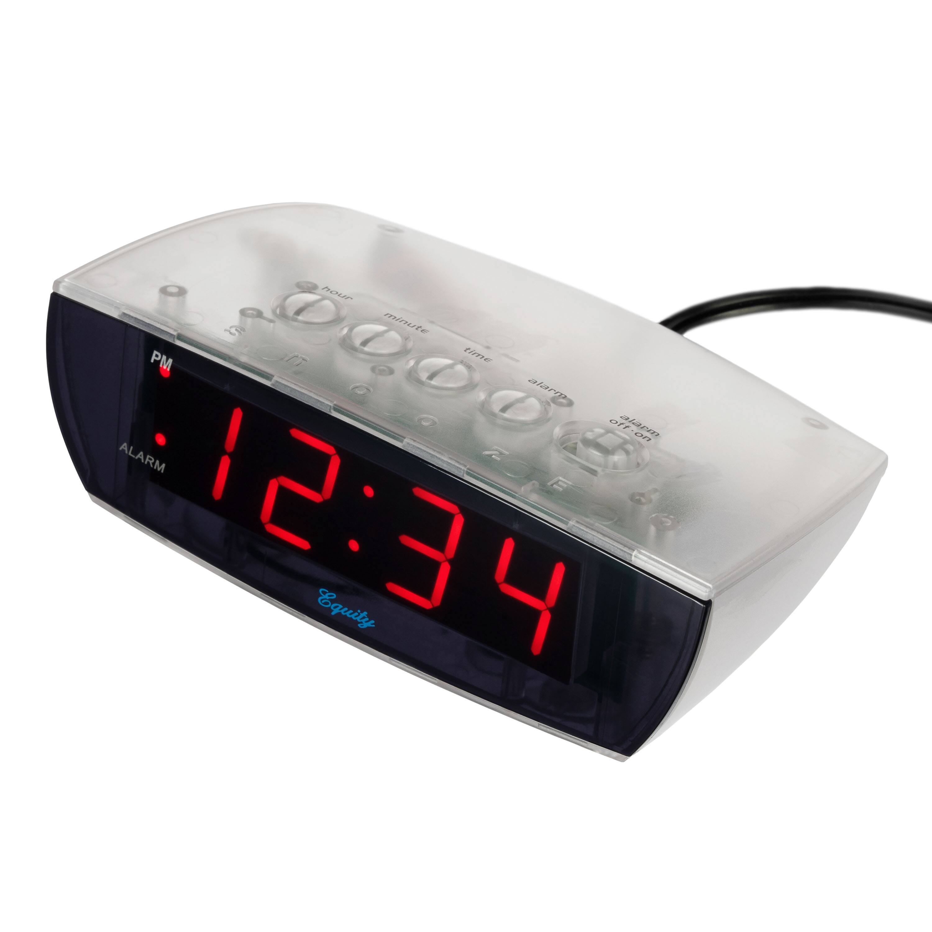 hour minute PM 17 time ALARM 12:34 BOOOO 7 alarm off alarm Equity