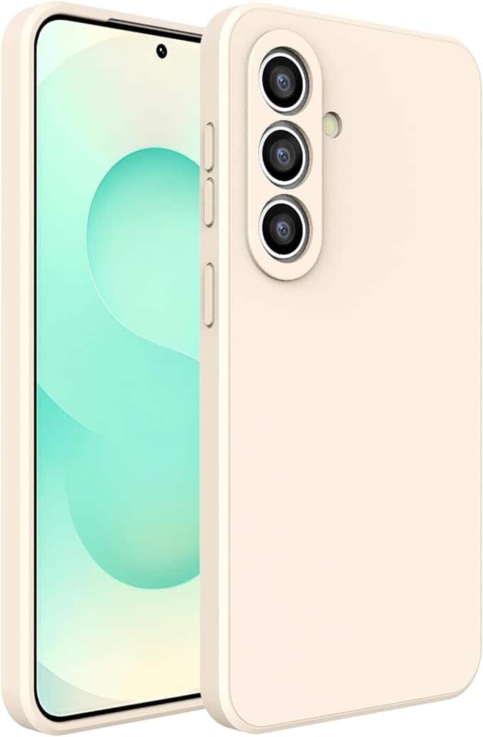 Gravity Ridge - for Samsung Galaxy A35 Slim Thin Ultra Flexible Silicone Phone Case Gel Rubber Soft Protective Case Drop Protection - White