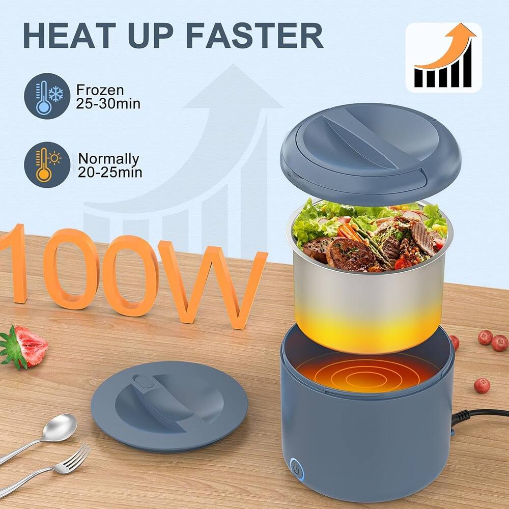 HEAT UP FASTER

Frozen  
25-30min

Normally  
20-25min

100W