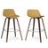Angle. Simpli Home - Randolph Bentwood Counter Height Stool (Set of 2) - Dijon Yellow.