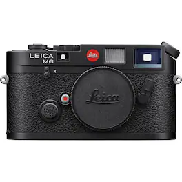 Leica - M6 Rangefinder 35mm Camera (Black) #10557