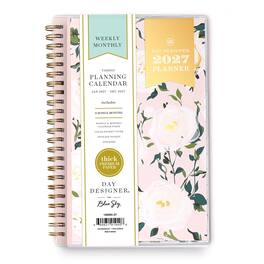 Blue Sky - Day Designer 2027 Weekly & Monthly Planner 5"x8", Coming Up Roses