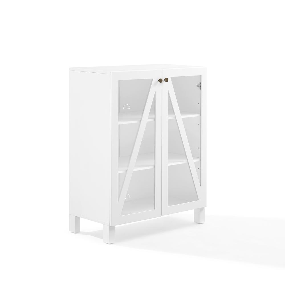 Alt View 4. Crosley Furniture - Cassai Stackable Kitchen Storage Pantry - White.