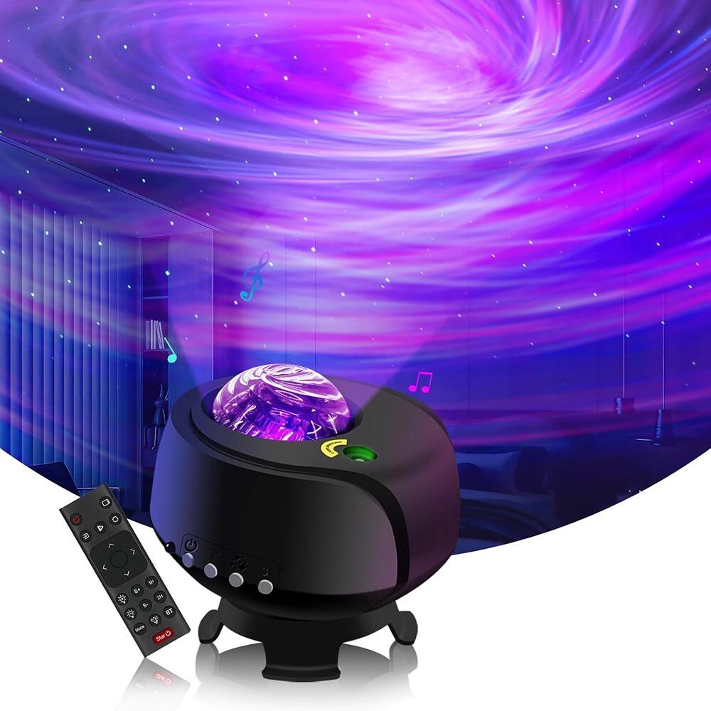 Front. ACJPR - Largest Coverage Galaxy Projector 2.0, Star Night Light with Changing Nebula and Galaxy Shapes.