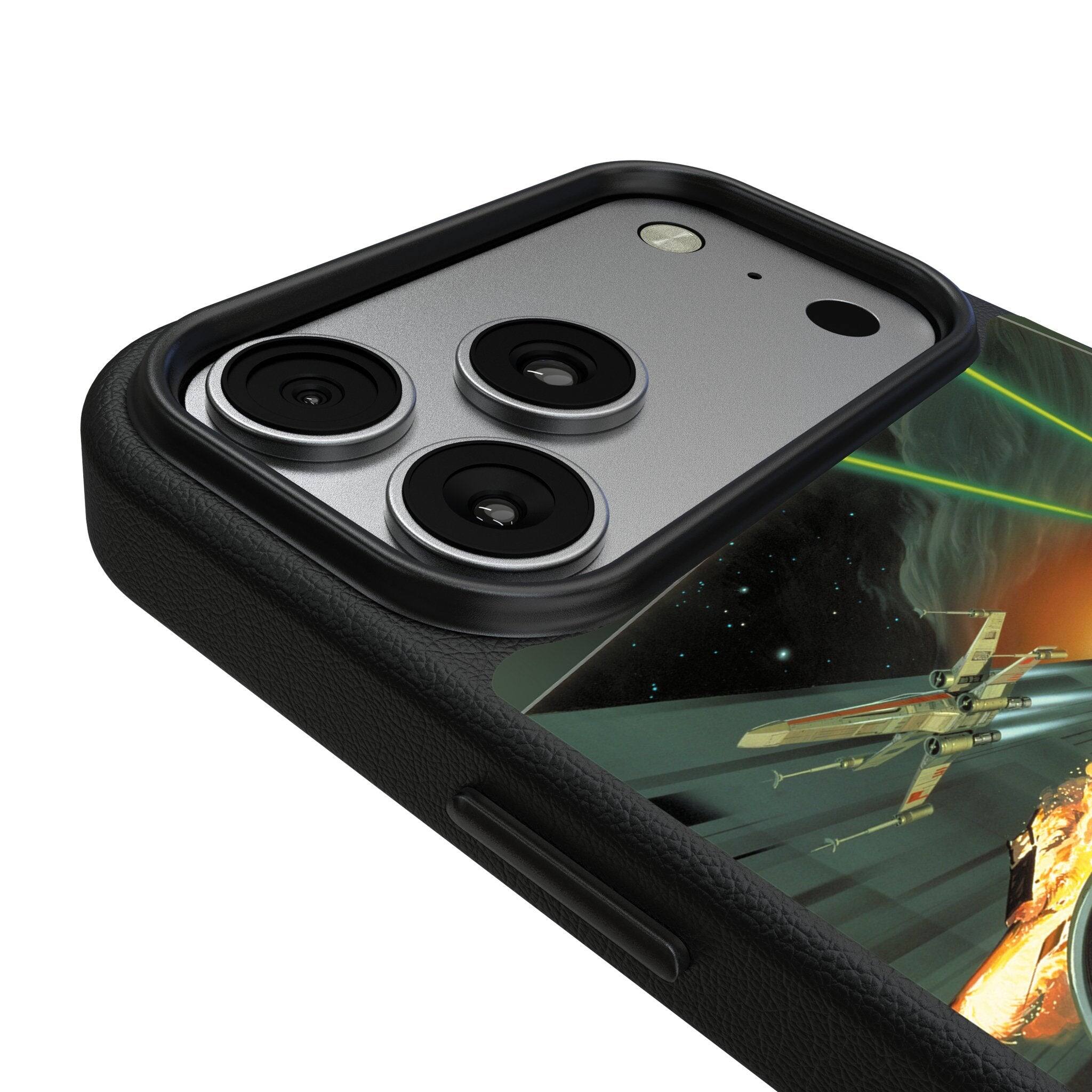 Left. Keyscaper - Star Wars: A New Hope Portrait MagSafe Compatible Phone Case - Apple iPhone 17 Pro Max - X-Wing.