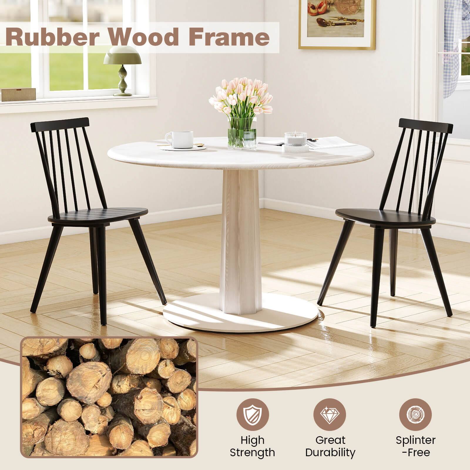 Rubber Wood Frame

- High Strength
- Great Durability
- Splinter-Free
