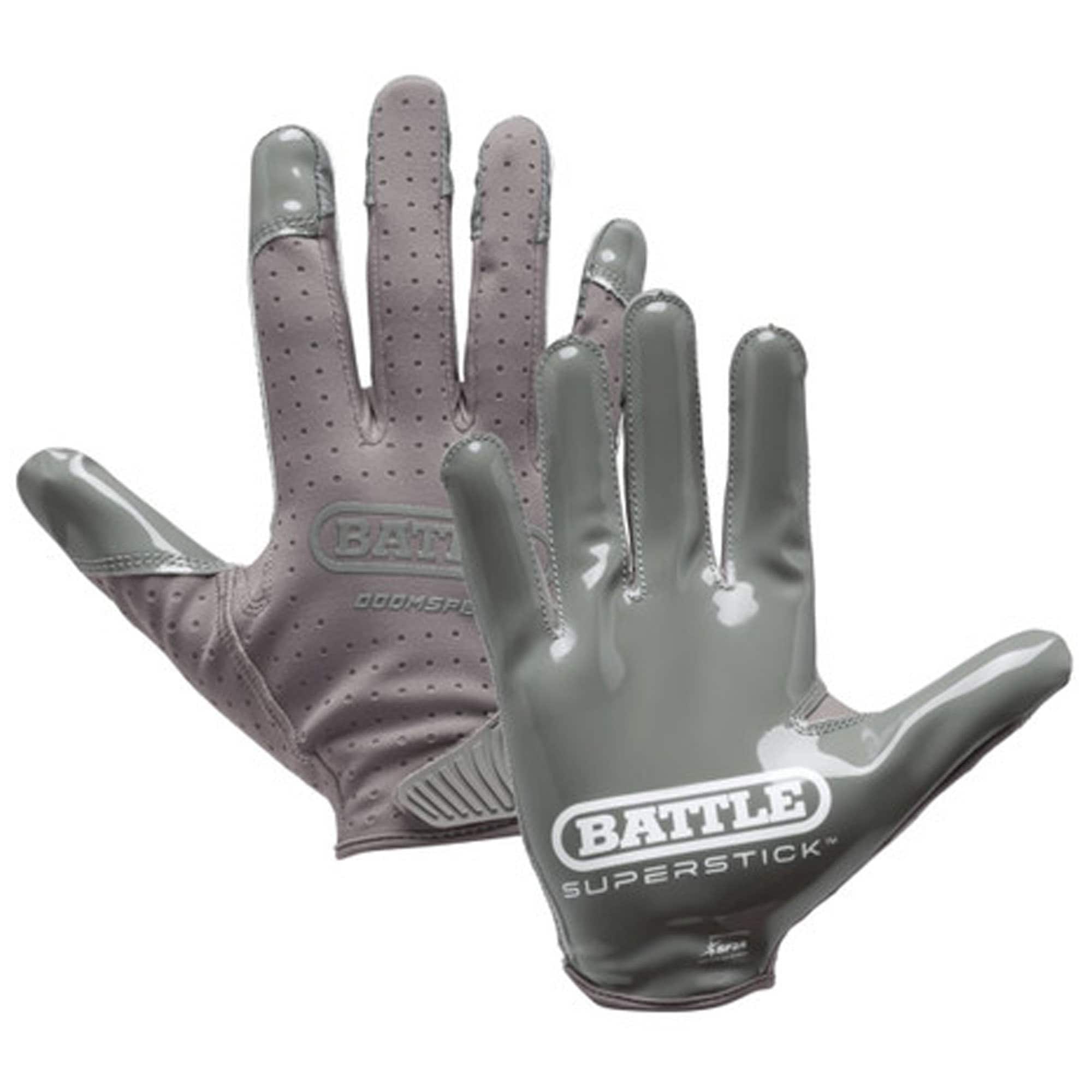 Battle Sports - Adult Doom Speed Receiver Football Glove - Xlarge - Charcoal price history on PriceWatchPro