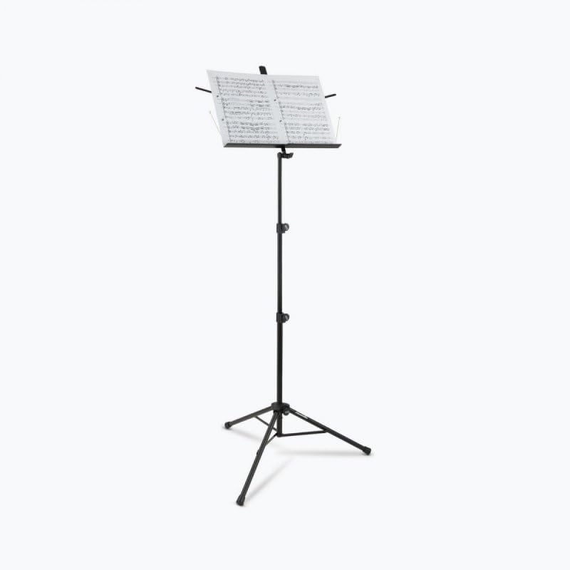 Angle. On Stage Stands - On-Stage SM7222BB Tripod-Base Sheet Music Stand with Bag (Portable, Folding Sheet Music Setup, Adjustable Height and - Black.
