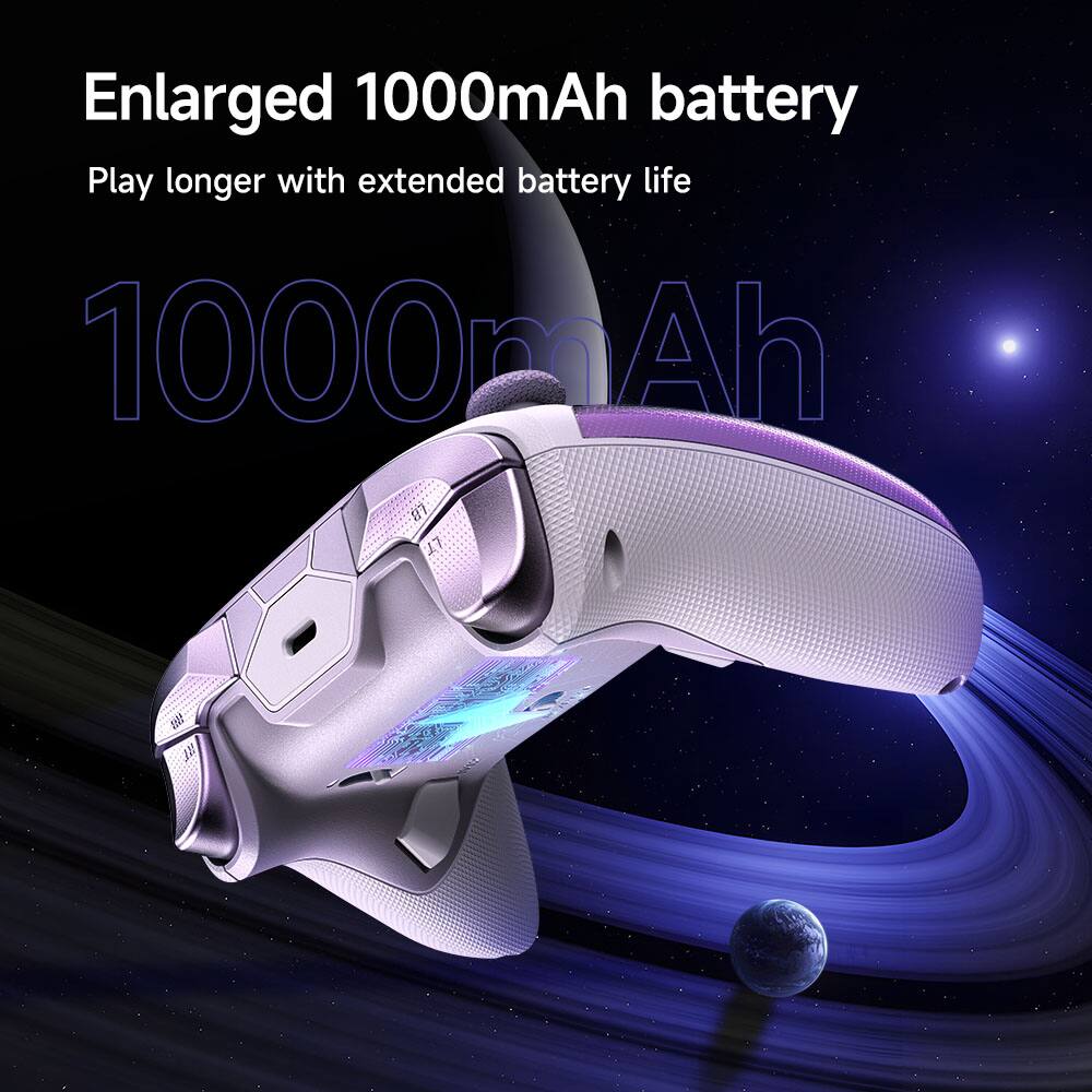 Enlarged 1000mAh battery  
Play longer with extended battery life  

1000mAh