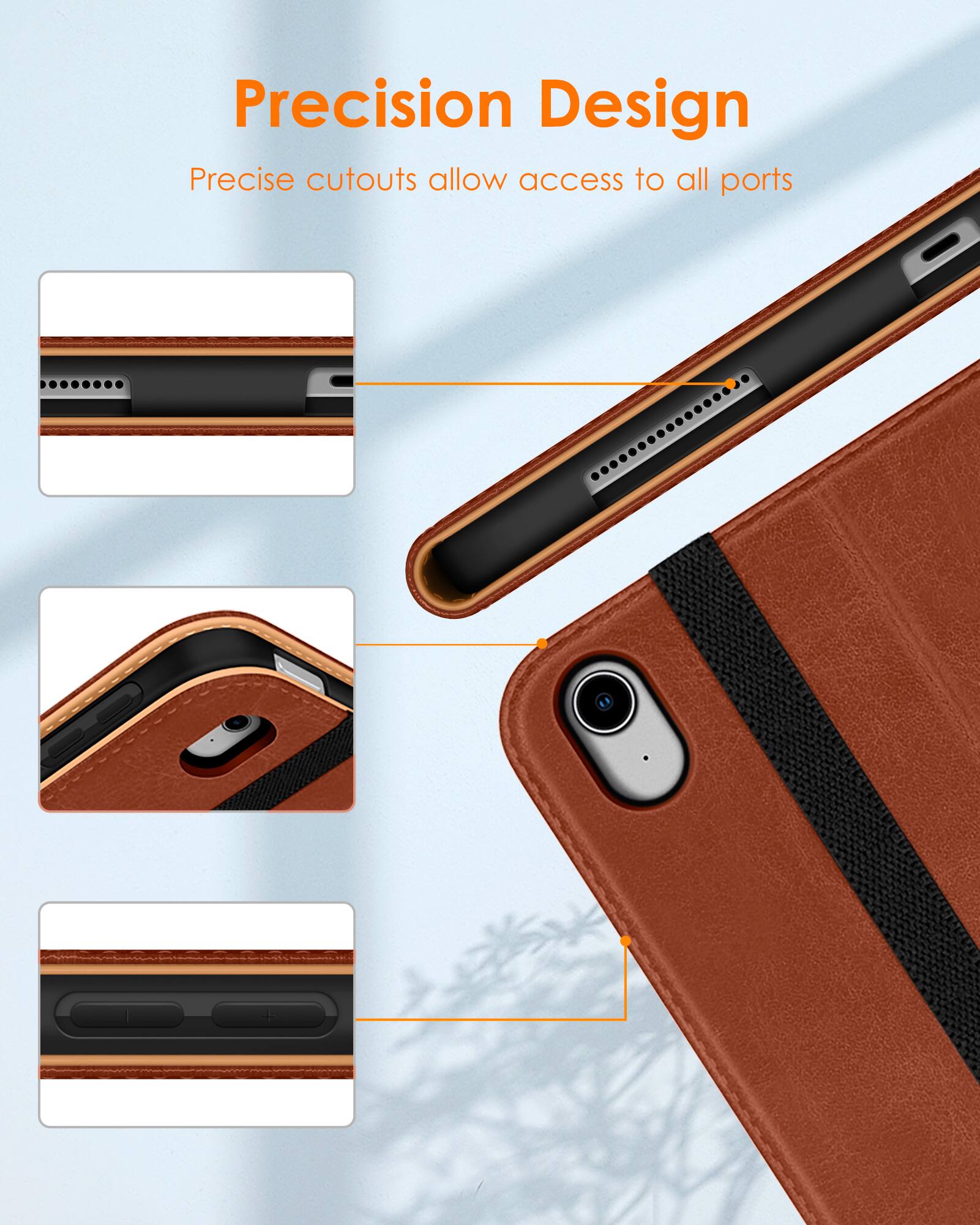 Precision Design  
Precise cutouts allow access to all ports