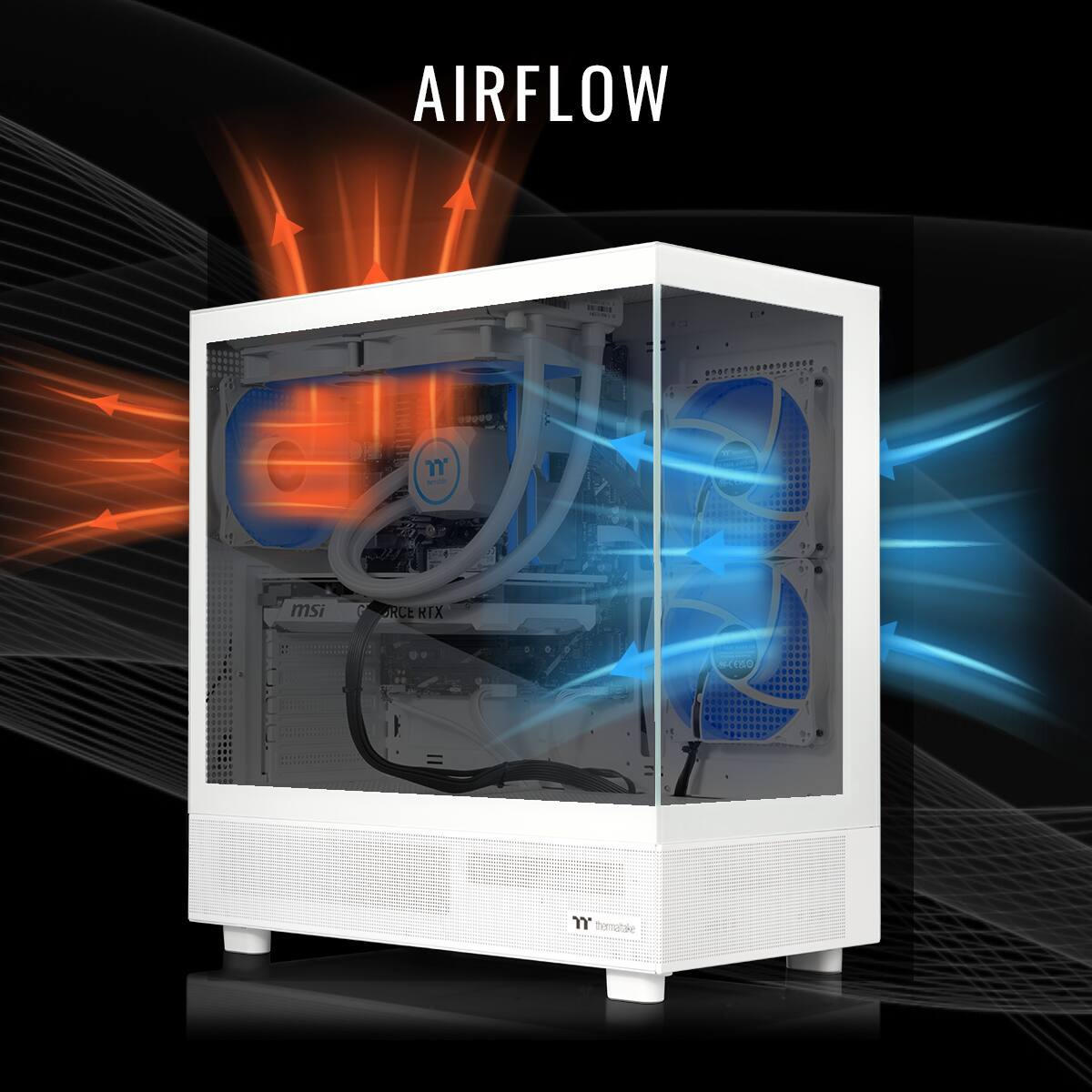 AIRFLOW - MSI 7 ORCE RTX 3080 - "Y hematake"
