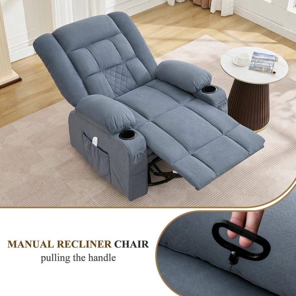MANUAL RECLINER CHAIR  
pulling the handle