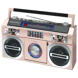 Studebaker - 80's Retro Street Boombox with Bluetooth - Rose Gold