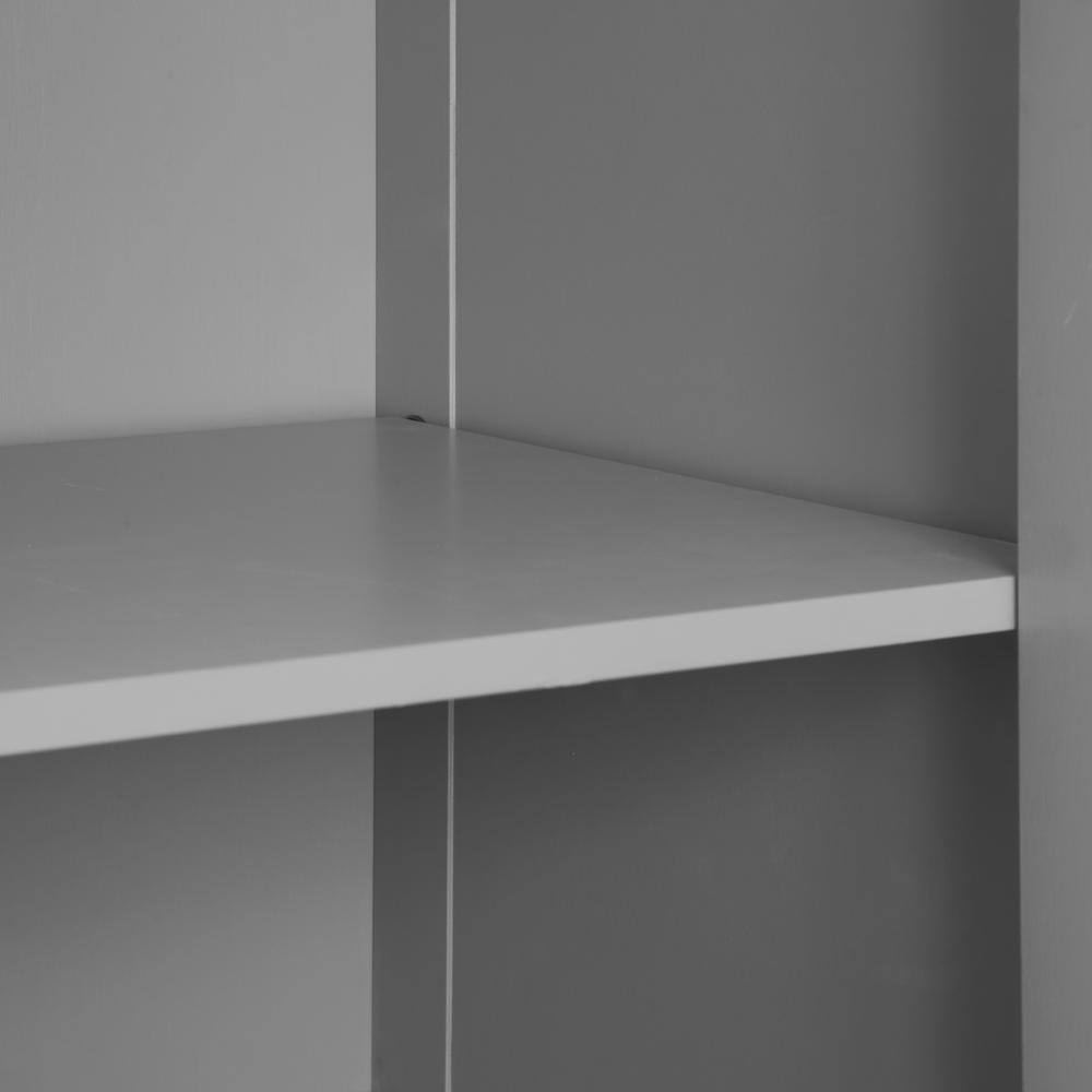 Alt View 5. Crosley Furniture - Seaside Kitchen Storage Pantry - Distressed Gray.