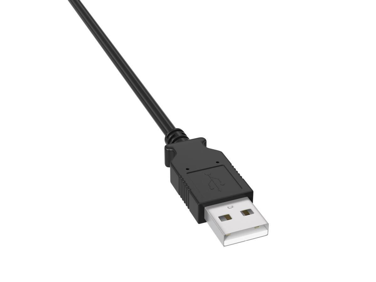 Angle. Cable Leader - USB 2.0 USB-A to USB-B Printer Cable, 480Mbps for Printer, Scanner, Audio Interface - Black.