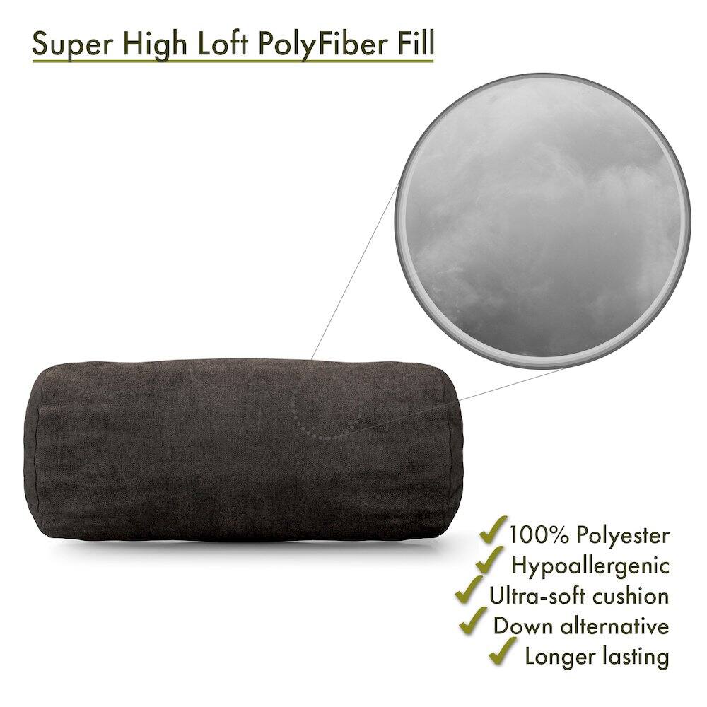 Super High Loft PolyFiber Fill

- 100% Polyester
- Hypoallergenic
- Ultra-soft cushion
- Down alternative
- Longer lasting