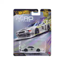 Nissan Skyline GT-R R32 LB-Kaido Works RHD #58 White with Gray Stripes "Aero Styles" Series Car by Hot Wheels