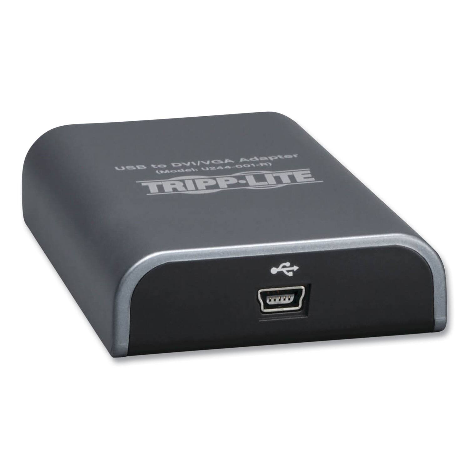 USB to DVI/VGA Adapter  
(Model: U244-001-R)  
TRIPP-LITE
