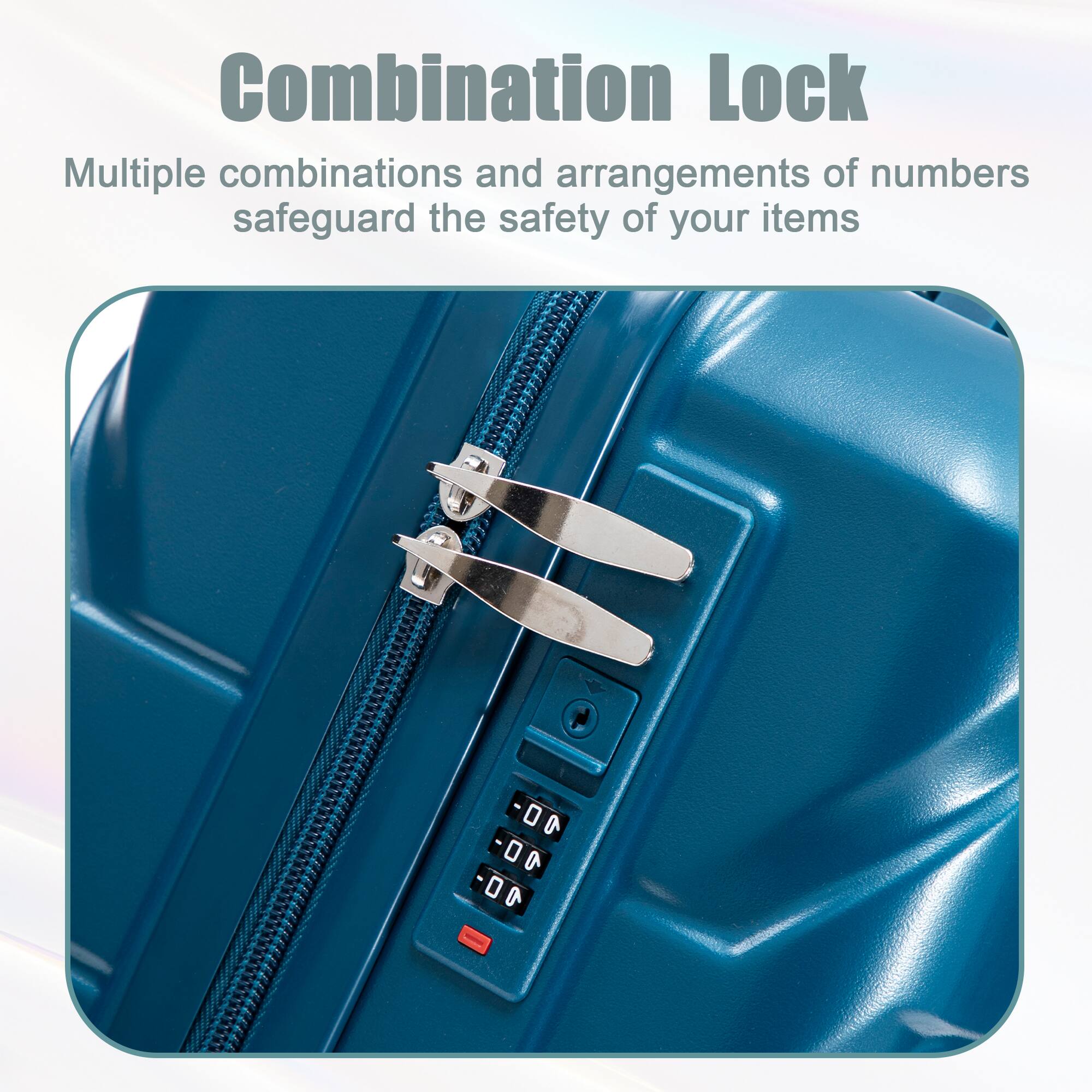 Combination Lock

Multiple combinations and arrangements of numbers safeguard the safety of your items