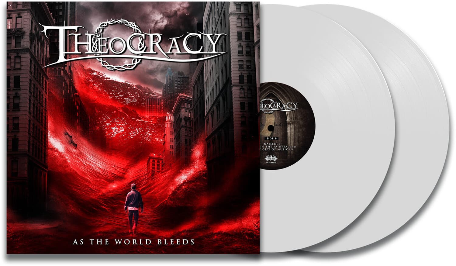 Theocracy - As the World Bleeds - White   - VINYL LP price history on PriceWatchPro