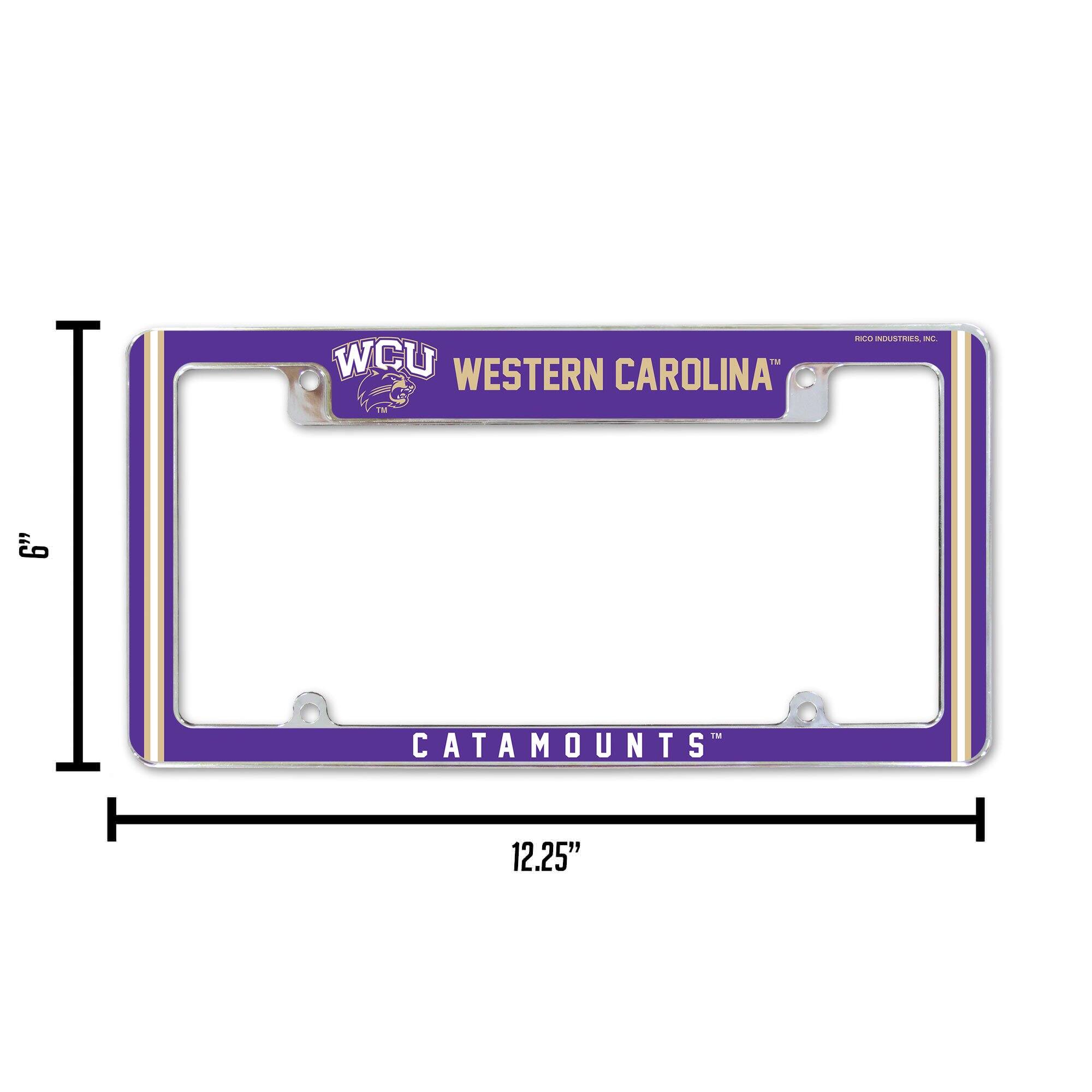 WCU WESTERN CAROLINA  
CATAMOUNTS  
12.25"
