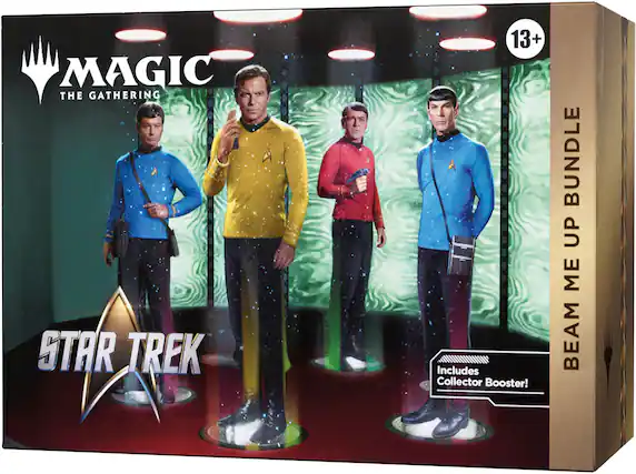 MAGIC THE GATHERING A STAR TREK 13+ Includes Collector Booster! BUNDLE BEAM ME UP