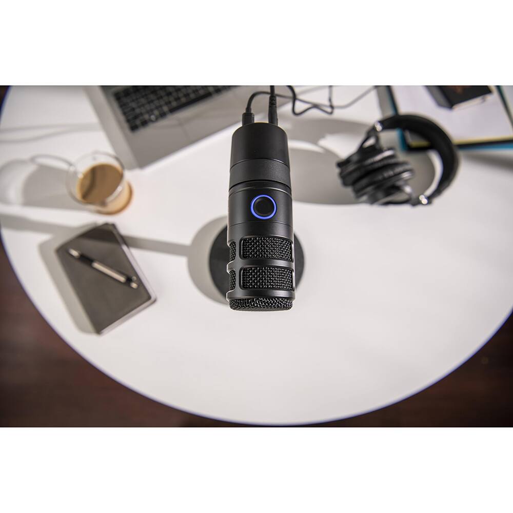 Alt View 1. Audio-Technica - Hypercardioid Dynamic Podcast Microphone AT2040 w/ Warranty + Accessories Bundle.