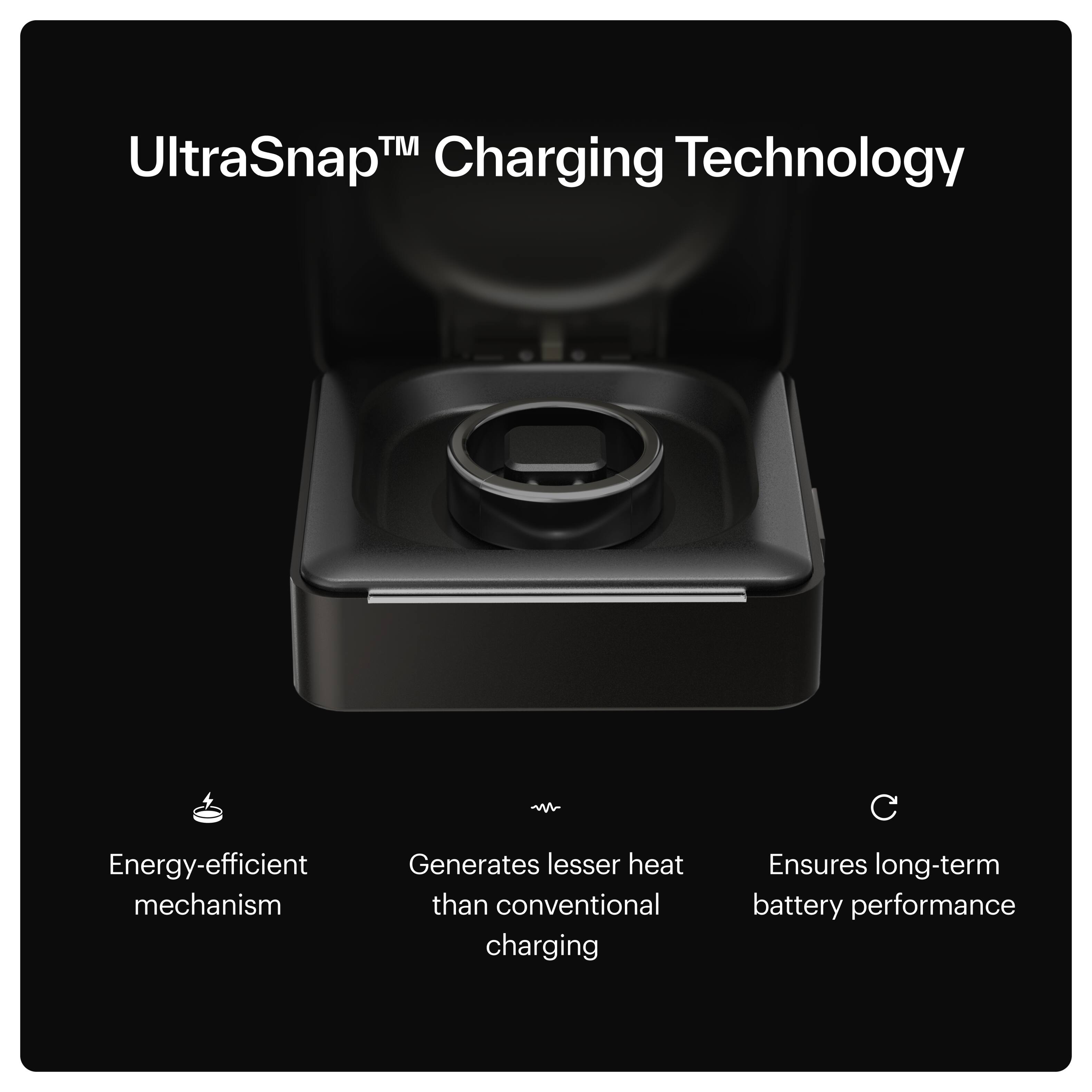 UltraSnap™ Charging Technology

- Energy-efficient mechanism
- Generates lesser heat than conventional charging
- Ensures long-term battery performance