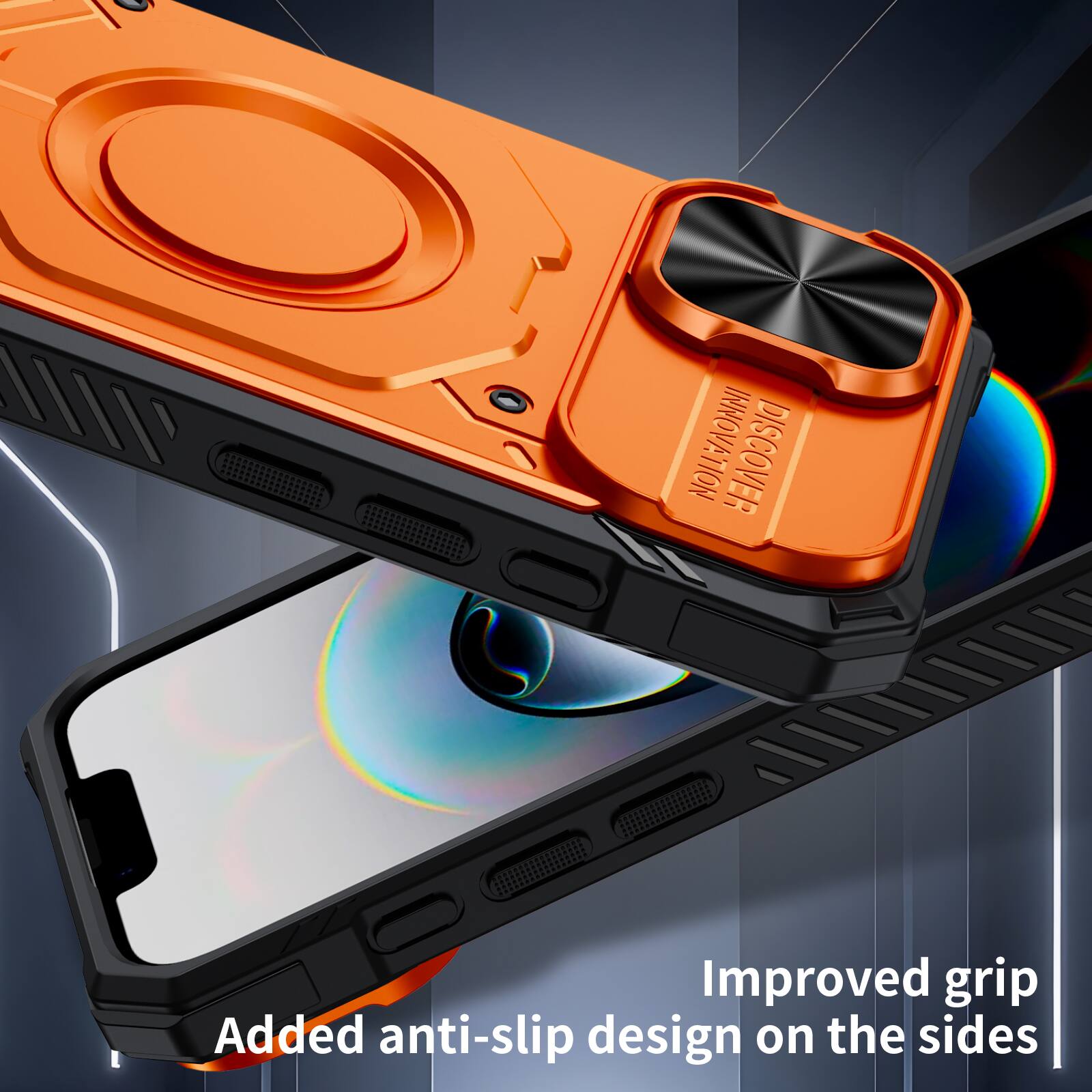 INNOVATION DISCOVER

Improved grip
Added anti-slip design on the sides