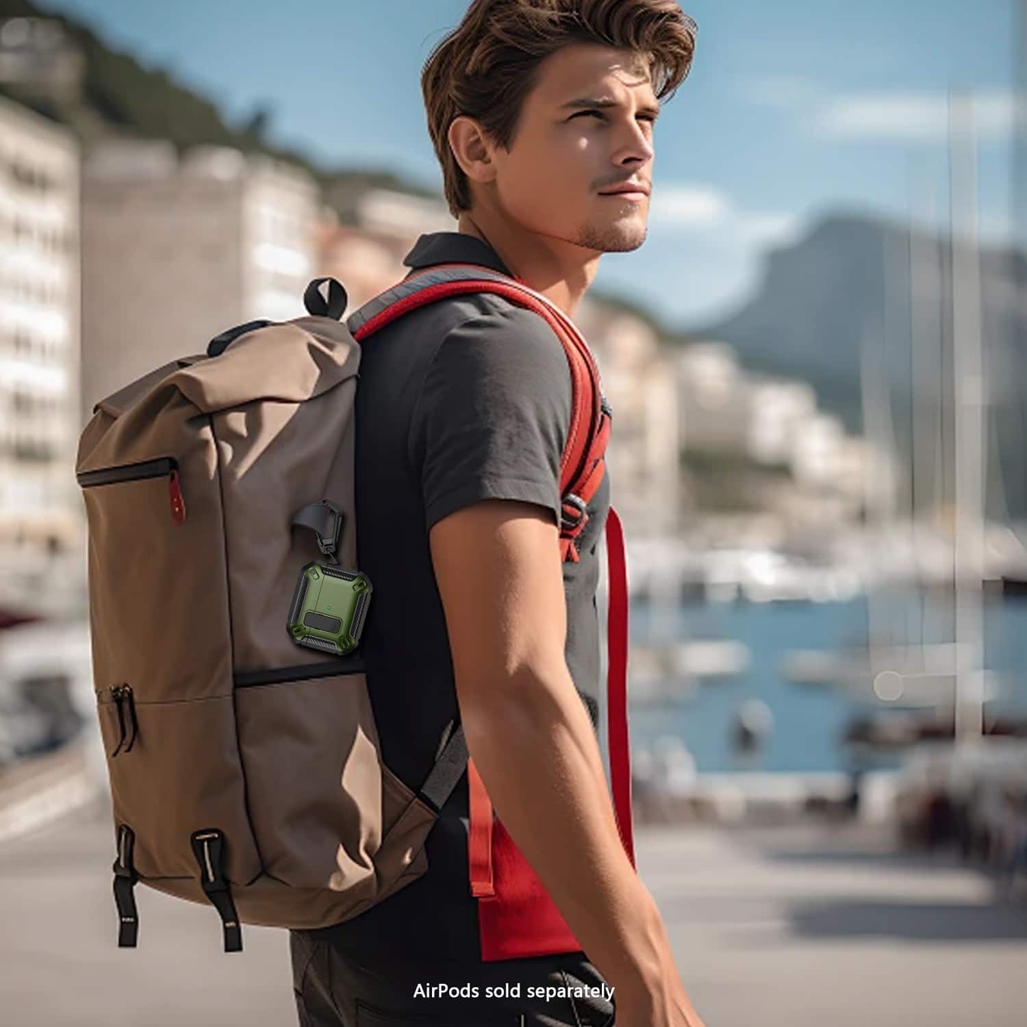 AirPods sold separately.